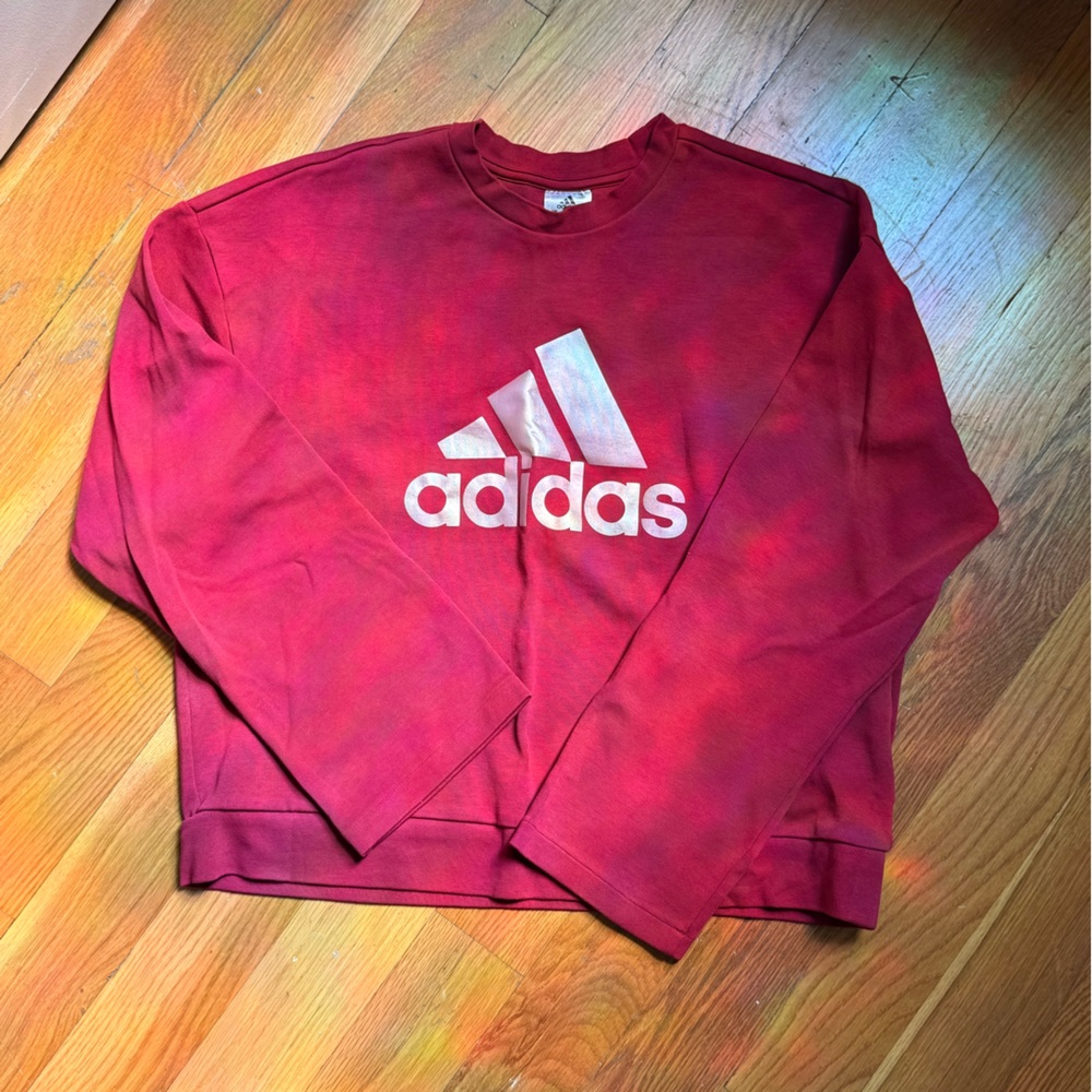 adidas Red Crew Neck Sweater